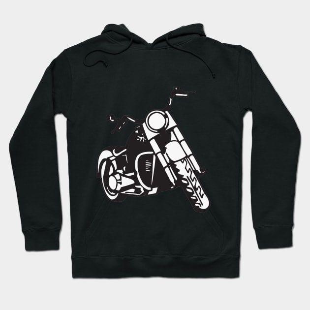 Motocycle t-shert Hoodie by man_reda